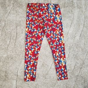 LuLaroe Disney Donald Duck leggings TC Tall and Curvy